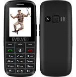 EVOLVEO EasyPhone EG, mobilní telefon pro seniory s nabíjecím stojánkem (černá barva)