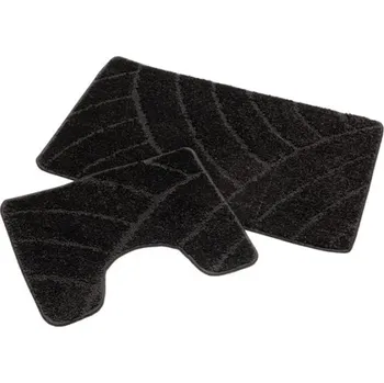 Vopi Koupelnová předložka 860 Nevada 015 black uni (Varianta: Malý set 40x50 + 50x80 cm)