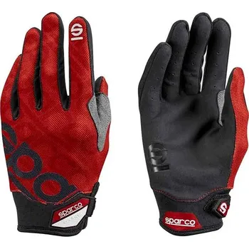 Rukavice Sparco Meca-3 Rukavice pro mechaniky, barva červená, velikost 9