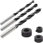 Wolfcraft sada kolíkovacích vrtáků s omezovači D6-8-10