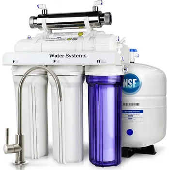 Ochranný vodní filtr Reverzní osmóza 150 GPD 6-stupňová s UV lampou