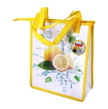 TAŠKA CHLADÍCÍ NA ZIP CITRON 33X28X13CM