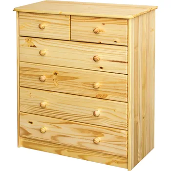 Komoda Dřevěná komoda 9 lakovaná šířka 81 cm