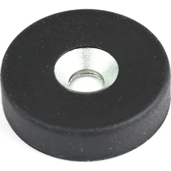 Kancelářský nábytek Magnet neodym pogumovaný válec s prohlubní - 43x6mm