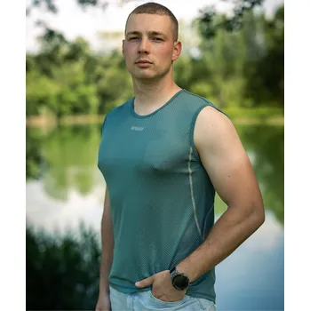 Pánské tílko TERMOVEL Pánské tričko QUADRE SCAMPOLO mentol VELIKOST: L