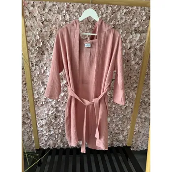 Dívčí župan Mimilove Mušelínový župánek pro větší děti 6 -10 let Růžový