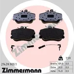 Sada brzdových destiček, kotoučová brzda ZIMMERMANN 21439.900.1