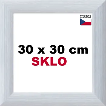 Rám na obraz BFHM Alaska hliníkový rám 30x30cm - stříbrný