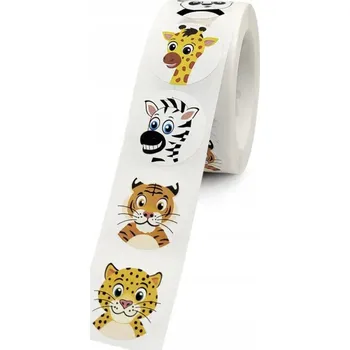 samolepka Kruzzel 22947 motivační samolepky zvířátka 500 ks