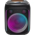 CANYON přenosný párty reproduktor OnFun 5, 40W, RGB, BT5, USB-A, microSD, AUX, 6,3mm jack, režim TWS, černý