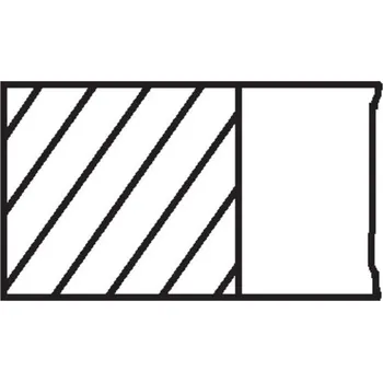 Píst motoru Sada pístních kroužků MAHLE 028 25 N0