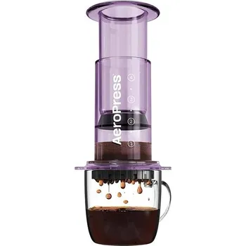 Příprava kávy Aeropress Clear Purple