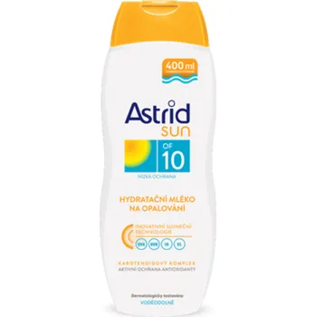 Přípravek na opalování Recenze Astrid Sun hydratační mléko na opalování voděodolné SPF10