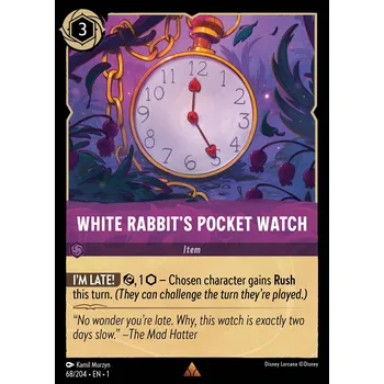Karetní hra White Rabbit´s Pocket Watch 068/204 - The First Chapter Typ karty: Standard