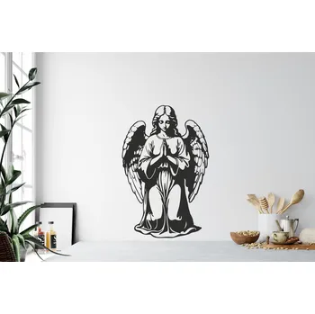 Samolepící dekorace Lepy.cz Samolepka na zeď Andělíček Velikost (šířka x výška): 30x45cm, Barevná varianta: Světle žlutá