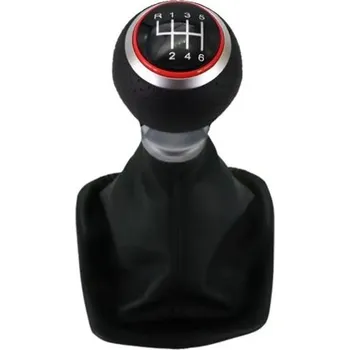 Řadící páka s manžetou Škoda Octavia II 2004 - 2013 S-Line Red 6-stupňová převodovka Red