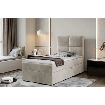 Postel Čalouněná jednolůžková postel kontinentální Box Spring Rivia Paros 02 eltap