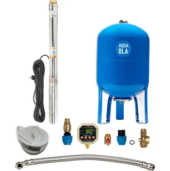 Domácí vodárna PRODO Domácí vodárna s ponorným čerpadlem IBO 3 - SDM33/50l - RTS - odolnost proti písku s Digitálním tlakovým spínačem - Prodloužená záruka 4 roky