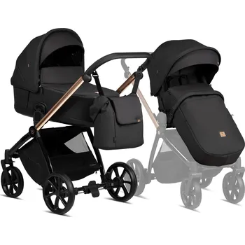 Kočárek TUTIS Kočárek Mio3+ 2v1 Black Edition, Rose Gold