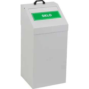 Popelnice HAPPY END Kovový výklopný koš 100 l - PLN 5113