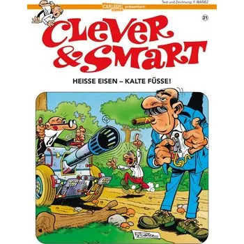 Komiks pro dospělé Clever und Smart 21: Heiße Eisen - kalte Füße! - Ibáñez, Francisco