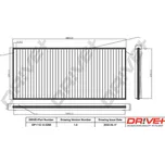 Filtr, vzduch v interiéru Dr!ve+ DP1110.12.0288