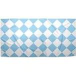 Ručník Bílomodré kosočtverce: 70x140 cm