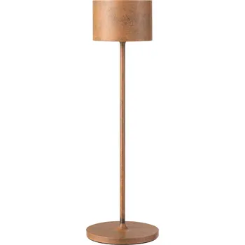 Lampička Přenosná stolní lampa FAROL 35,5 cm, LED, rezavá, hliník, Blomus