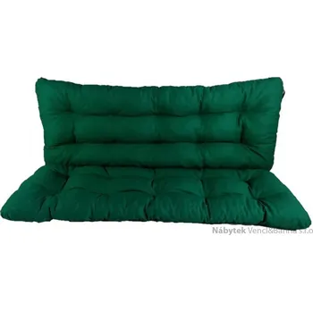 Podsedák polstr na houpačku 160 cm zelený, polstry na zahradní nábytek lkv