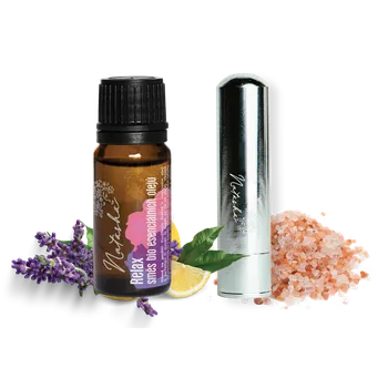 Vonný olej Natasha Aroma sada s inhalátorem - Relax
