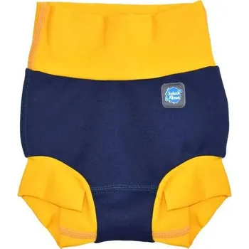 Kojenecké oblečení Splash About Plavky Happy Nappy DUO - Navy/Yellow Vel. XL