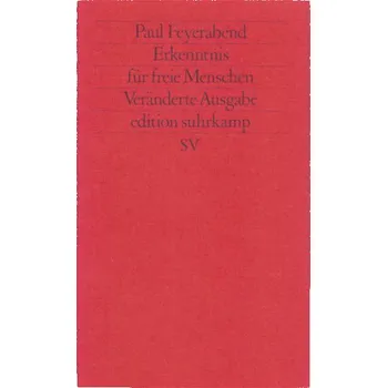 Erkenntnis für freie Menschen - Paul K. Feyerabend
