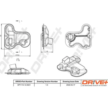 Hydraulický filtr Hydraulický filtr, automatická převodovka Dr!ve+ DP1110.14.0021