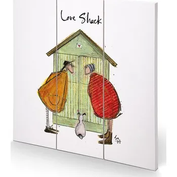 Obraz Dřevěný obraz Sam Toft - Love Shack