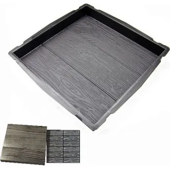 Betonová forma Forma na beton - Čtverec 400 Dřevo