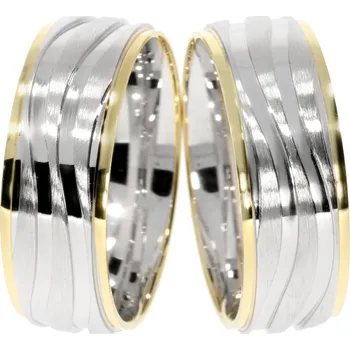 Prsten Zlatnictví Helios Zlaté snubní prsteny HR-148