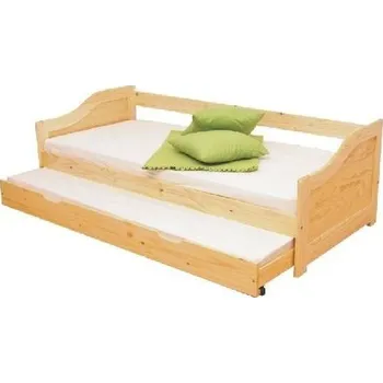 Dětská postel Postel s přistýlkou Regina 90x200 cm. vč. roštů a matrací