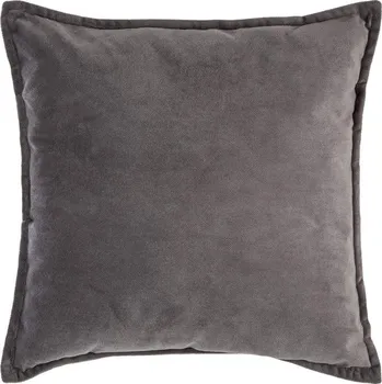 Polštář Atmosphera Dekorativní polštář, 45 x 45 cm, antracit,