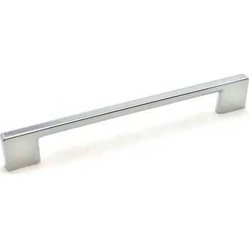 Nábytkové kování Hk Kovová úchytka Nakana "N" 128 chrom lesk + šroubky