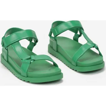 Dámské sandále Sandály se zapínáním na suchý zip HM3199 zelené, VELIKOST 37