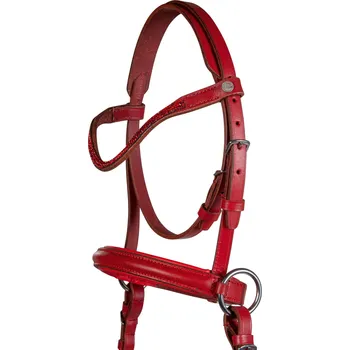 Vybavení pro koně HKM Uzdečka bezudidlová Funny Horses 2 HKM, red MINI SHETTY