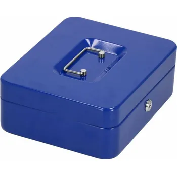 Příruční pokladna Springos Cashbox 4 modrá