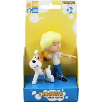 Mały zestaw figurek: Chłopiec i Reksio