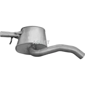 Výfukový systém Stredni tlumic vyfuku ASMET 03.053