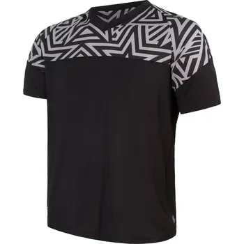 cyklistický dres Sensor Cyklo Helium pánský dres krátký rukáv černá/stars 3XL