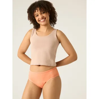Menstruační kalhotky Menstruační kalhotky Modibodi Basic Mid-Rise Brief Moderate-Heavy Papaya (MODI4110P) XL