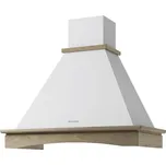 FABER RANCH WH A90 bez rámu komínové (nástěnné) Barva: Bílá, Výkon: 240 | 330 | 450 m3/h, Šířka: 90 cm