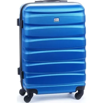 David Jones 1030 skořepinový kufr velký 49x26x75 cm modrá