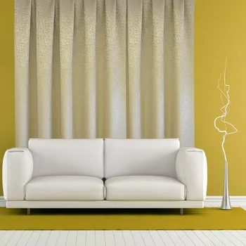 Dekorační látka Premium - krémová obšití okrajů a našití stužky 185