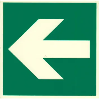 Směrová šipka (FL samolepka 148x148 mm)